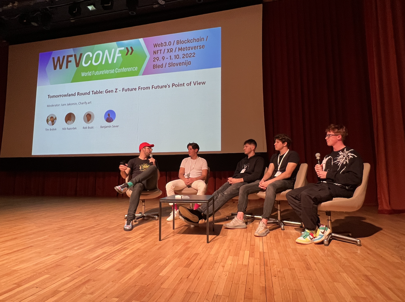WFVCONF in Bled about web3, NFT, XR, Blockchain, metaverse and cryptocurrency with speakers Jure Jakomin, Benjamin Sever, Nik Razorsek and Tim Brdnik
